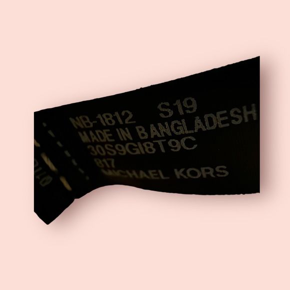 Michael Kors Marie Medium Cage Tote‎ Bag Canvas Leather Stripes - Picture 8 of 10